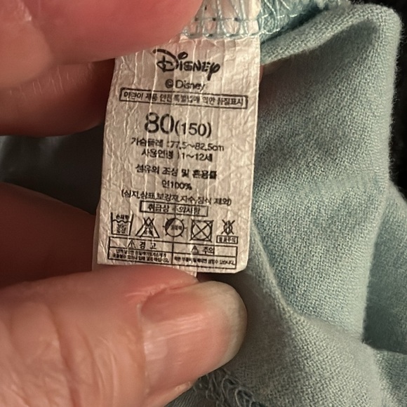 Disney Short Pajamas Set Cotton Printed Shorts/Short Sleeve Top W/ Mickey Mouse - Picture 5 of 7